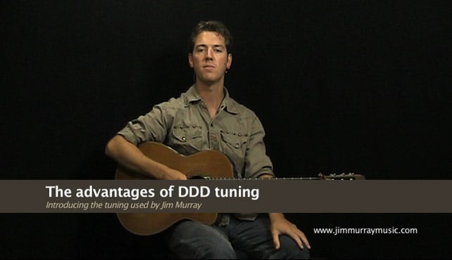 Jim Murray explaining the advantages of double drop d tuning for Irish guitar